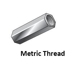 Hex Spacers with Metric Thread Image