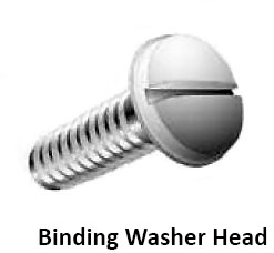 Slotted Binding Washer Head