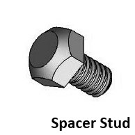 Spacer Stud Screws