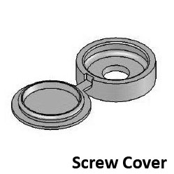 Hinged Screw Cover