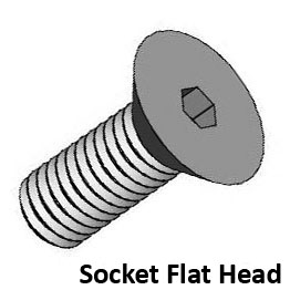 Metric Socket Flat Head Screws
