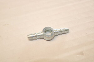 straight 8mm double nipple hose connection