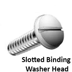Slotted Binding Washer Head