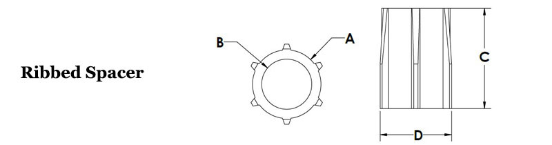 Ribbed Spacers Image 2