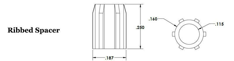 Ribbed Spacer Image 2