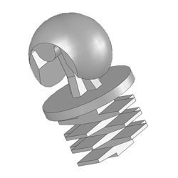 Locking Christmas Tree Clip Image