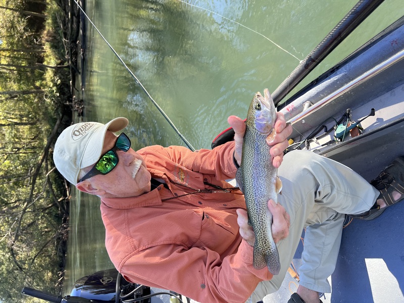 Tom Gazaway with a nice Rainbow