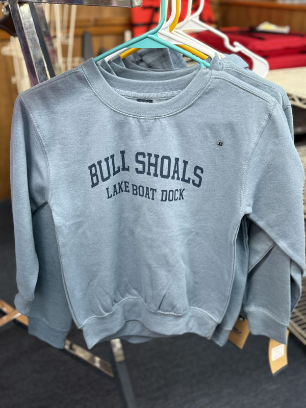 Kids Light Denim Heather Sweatshirt- Available in Small Medium and Large