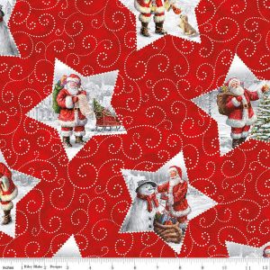 Old Fashioned Christmas Santa C12131 Cream - Riley Blake Designs - San –  Cute Little Fabric Shop