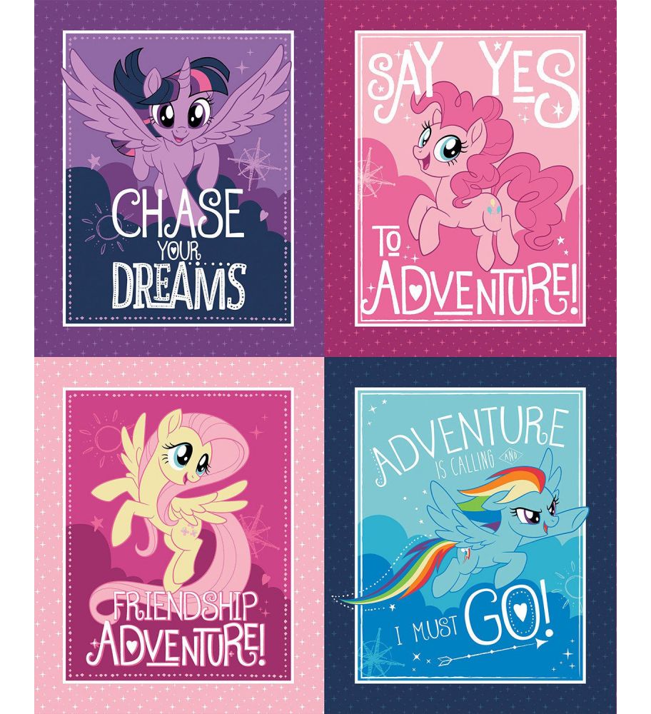 45 Camelot Fabrics My Little Pony Frames Panel | Marshall Dry Goods Company