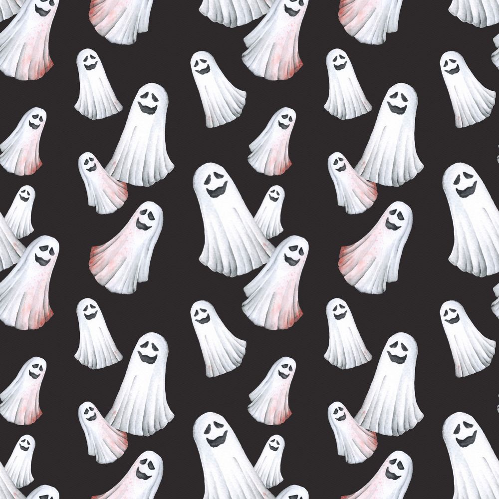 45 Eerie Ghosts Allover Black | Marshall Dry Goods Company